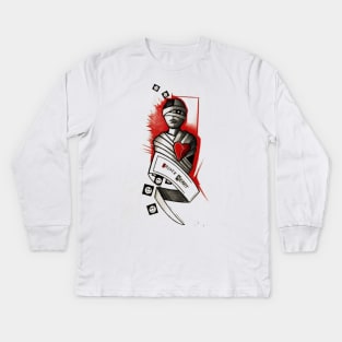 Broken heart Kids Long Sleeve T-Shirt